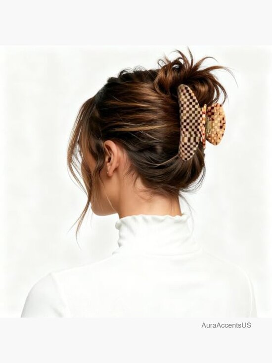 Zodiac Rhinestone Hair Claw Clip - Acetate Non-Slip Strong Hold for Thick Hair main image 4